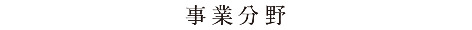 セクションタイトル - 事業分野