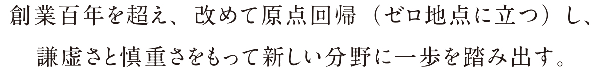 行動理念 - ZERO